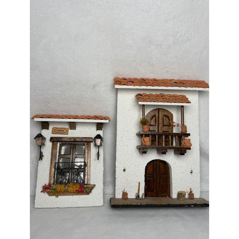 Handmade Wall Art Decor Unisex OS Multi-Color Good Handcrafted 3D Miniature